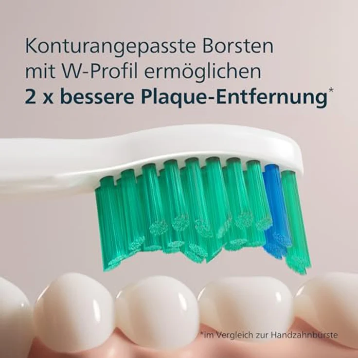 PHILIPS Sonicare C1 ProResults, Original Ersatzbürstenköpfe, Weiß, 4er-Pack – Bild 3