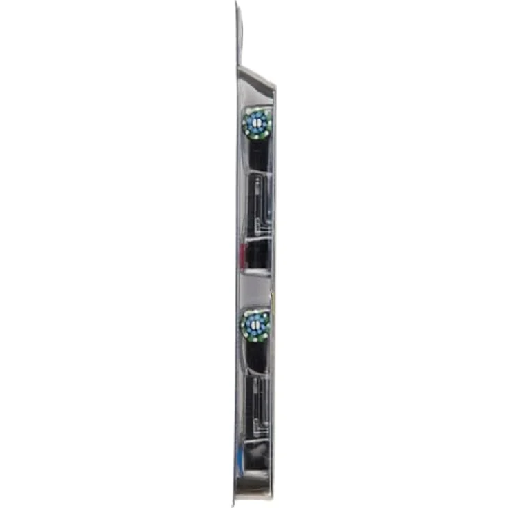 Oral-B Cross Action elektrische Zahnbürstenköpfe, 4 schwarze Ersatzbürsten mit abgewinkelten Borsten für gründliche Reinigung – Bild 3