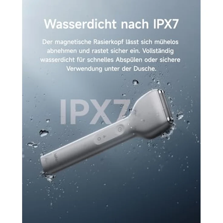 Laifen T1 Pro, Elektrorasierer für Herren mit 12.000 Schnitte/min, 100 Minuten Akkulaufzeit, IPX7 wasserdicht, Aluminiumlegierung, reisetauglich – Bild 5