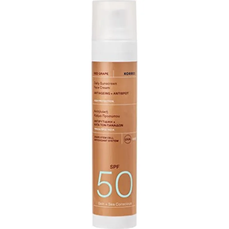 Korres Red Grape SPF50 Anti-Aging + Anti-Dark-Spot Sonnencreme 50 ml