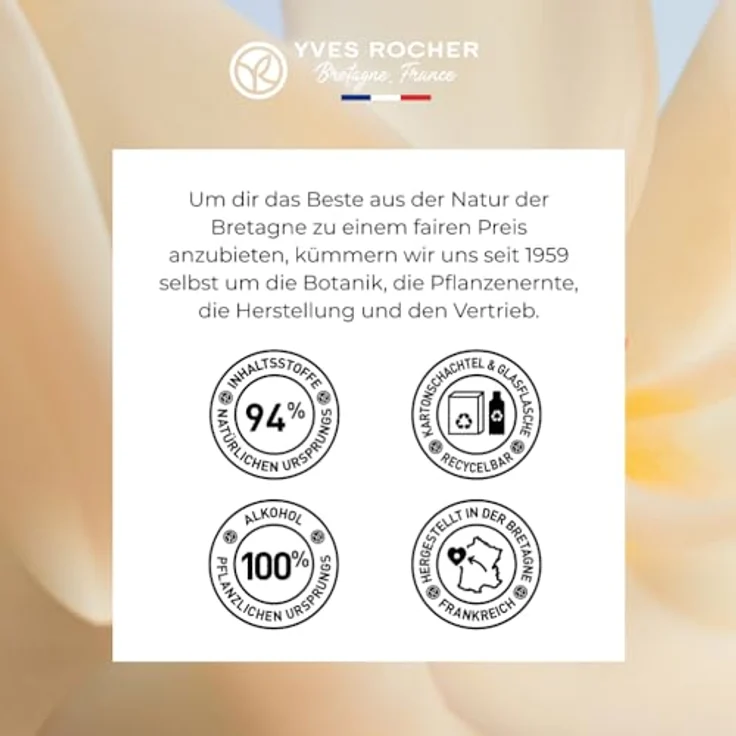 Yves Rocher Monoï Eau de Toilette VAGUE D’ÉTÉ 100 ml | Paradiesisches Damen Parfüm mit exotischem Sommer-Duft – Bild 5