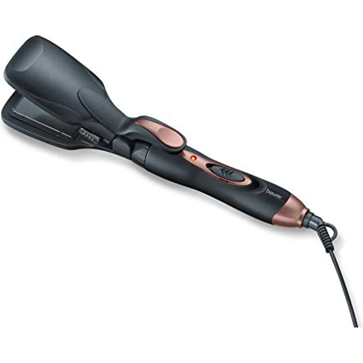 Beurer HT 60 Warmluftstyler (Haarstyling mit 7 verschiedenen Aufsätzen - Glätteisen, Kreppeisen, Bürstenaufsatz, Spiralaufsatz, großer - kleiner - flacher Lockenstab) für voluminöse & glamouröse Locken – Bild 2