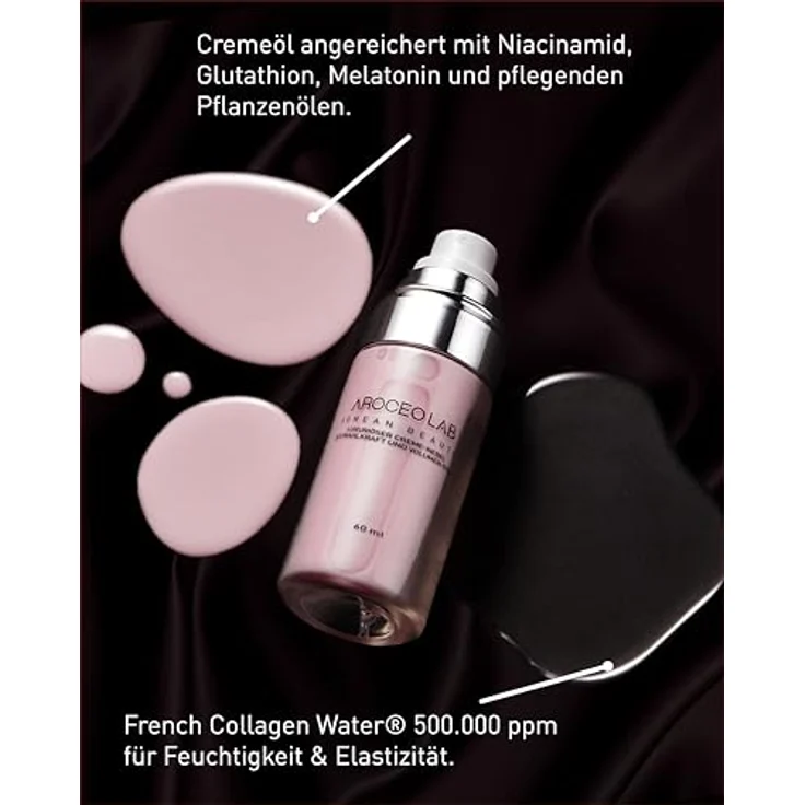 AROCEOLAB Anti Aging Creme-Nebel 60 ml – Korean Beauty mit Niacinamid, Hyaluronkomplex & Kollagenwasser – Lifting Creme mit Soforteffekt gegen Falten für strahlenden Glow & Feuchtigkeit – Bild 4
