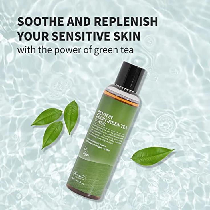 Benton Deep Green Tea Toner Gesichtswasser 150 ml mit reinigender Wirkung – Bild 2