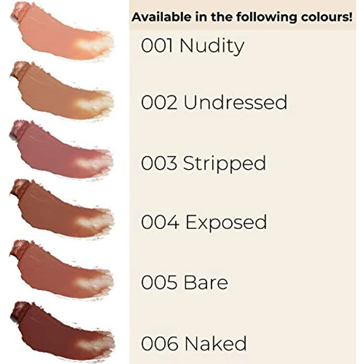 GOSH Luxury Nude Lippenstift 002 Undressed, semi-matt mit leichtem Schimmer, feuchtigkeitsspendend, parfümfrei & 100% vegan – Bild 4