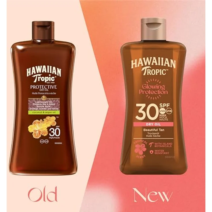 HAWAIIAN Tropic Protective Dry Spray Oil LSF 30, 100ml, schützendes Sonnenöl für einen leichten Bräunungseffekt – Bild 2