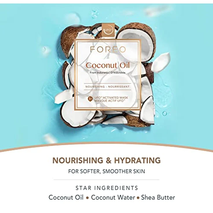 Foreo Gesichtspflege Intelligente Maskenbehandlung Ufo Mask Coconut Oil 6 x 1 Stk. – Bild 3