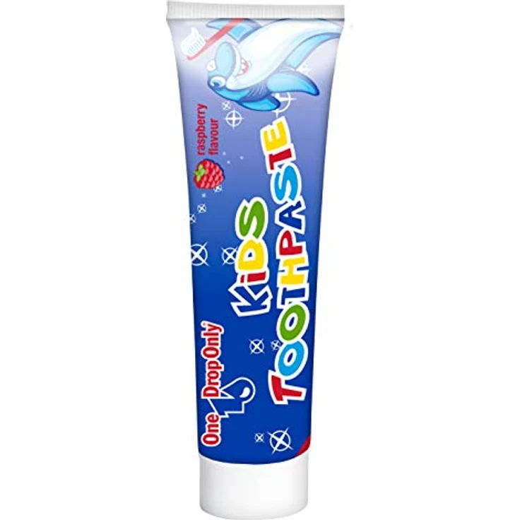 One Drop Only Kinderzahnpasta Himbeere mit Fluorid – Zahncreme für starke Milchzähne, 50 ml Tube – Bild 4