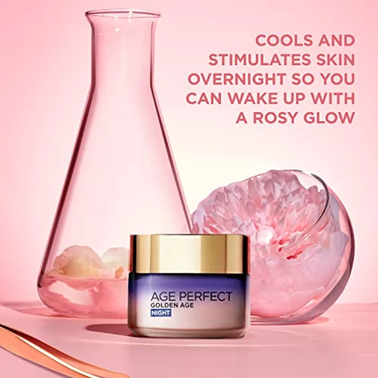 L'Oréal Paris Age Perfect golden Age gesichtscreme gegen Falten Für Reife Haut 50 ml Nachtpflege für Damen und Herren – Bild 2