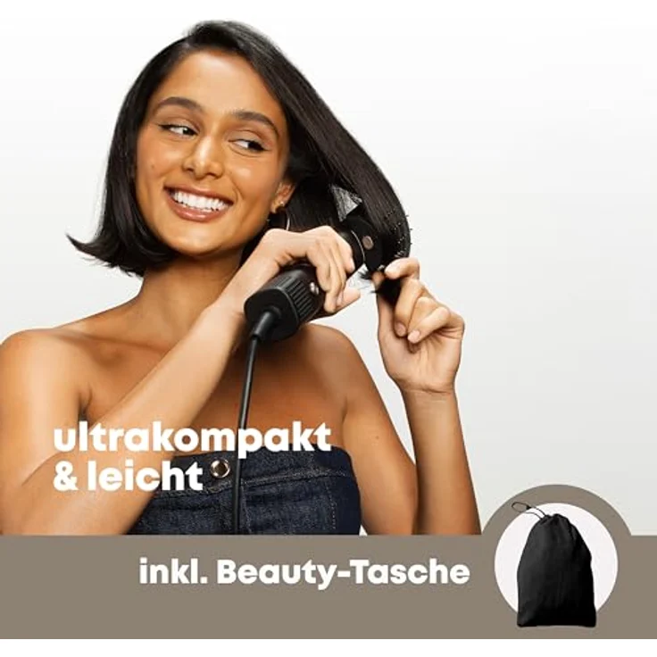 Revamp Professional Styler HydroShine Air Compact 3 in 1 Pro DR-2750-EU, Warmluftbürste mit Hydro-Ionentechnologie zum Frisieren, Glätten und Stylen, kompakt und leicht – Bild 6