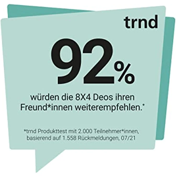 8X4 N°7 Fresh Lime Deospray (150 ml), frisch-fruchtiger Duft, Deo ohne Aluminium (ACH), Deodorant mit 48h Schutz für jeden Hauttyp – Bild 5
