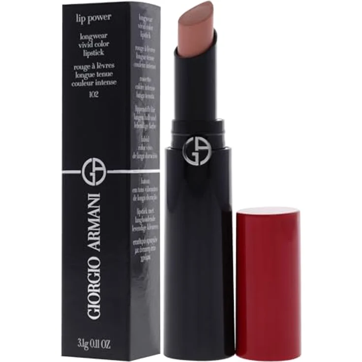 Giorgio Armani Lip Power 102, 3,1 g, Hochpigmentierter Lippenstift – Bild 4