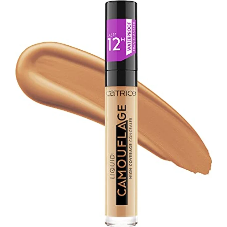 Catrice Liquid Camouflage High Coverage Concealer, Nr. 048, Nude, langanhaltend, für trockene Haut, für unreine Haut, für Mischhaut, vegan, ölfrei, wasserfest, ohne Alkohol, 1er Pack (5ml) – Bild 1
