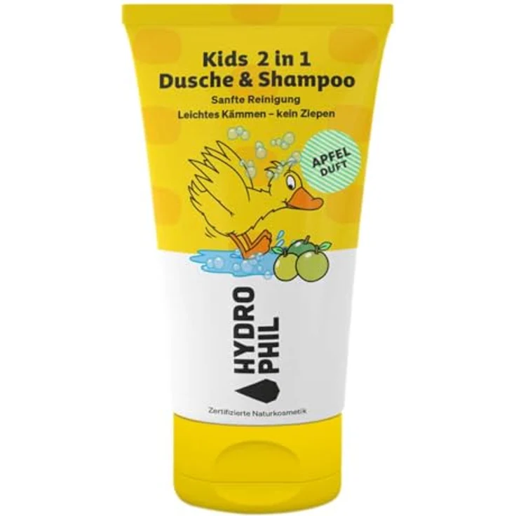 Hydrophil Kids 2in1 Shampoo & Dusche Ente, fruchtiger Apfelduft, 200ml