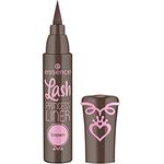 essence Lash PRINCESS LINER brown, Eyeliner, Braun, langanhaltend, sofortiges Ergebnis, intensiv, vegan, ohne Mikroplastikpartikel, Nanopartikel frei, ohne Parfüm, 1er Pack (3ml)
