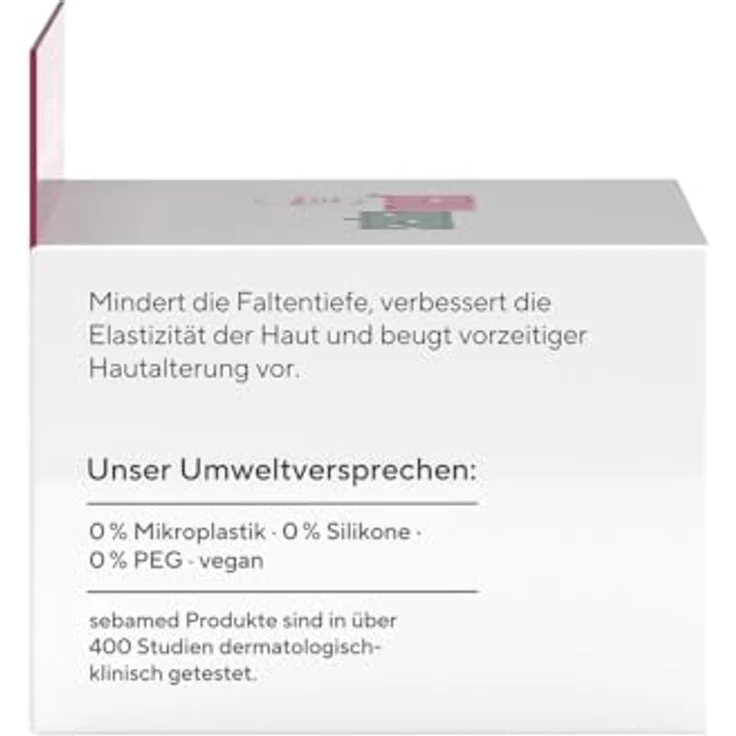 Sebamed Anti-Aging Aufbau-Creme für Männer und Frauen, Tagescreme, Anti-Falten-Creme, mindert Faltentiefe, Q10 und Hyaluron Komplex, 50 ml – Bild 4