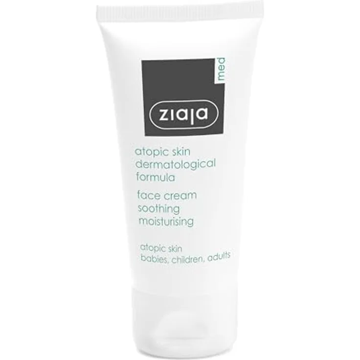 ZIAJA Set 2x Beruhigende Gesichtscreme Feuchtigkeitsspendend, 50ml Vegan, beruhigt Hautreizungen und stärkt die Hautbarriere