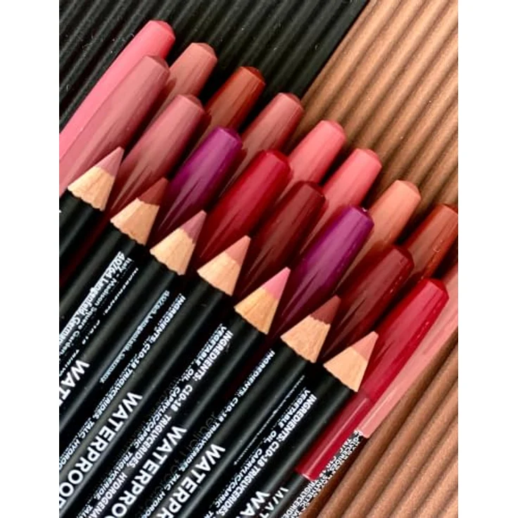 Flormar Waterproof Lipliner 246 Rosebush, langanhaltend und wasserfest, pink, 1,14 g – Bild 8