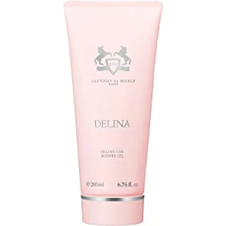 PARFUMS de MARLY DELINA SHOWER GEL, 200 ml, florale und pudrige Duftnoten für eine feminine Aura
