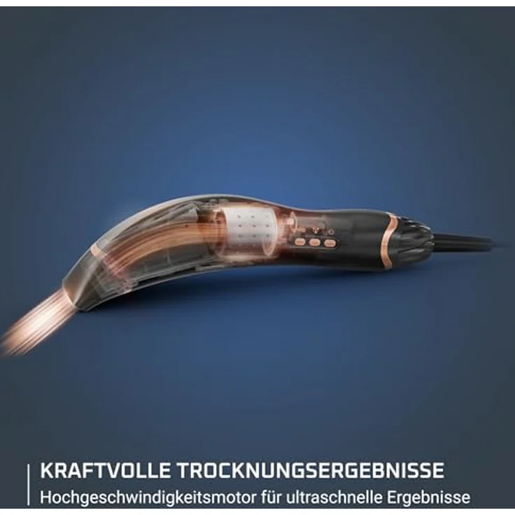 Rowenta Air Motion CF8C20E0, Haartrockner mit ergonomischem Design, Hochgeschwindigkeitsmotor und Coanda-Effekt für weniger Frizz – Bild 3