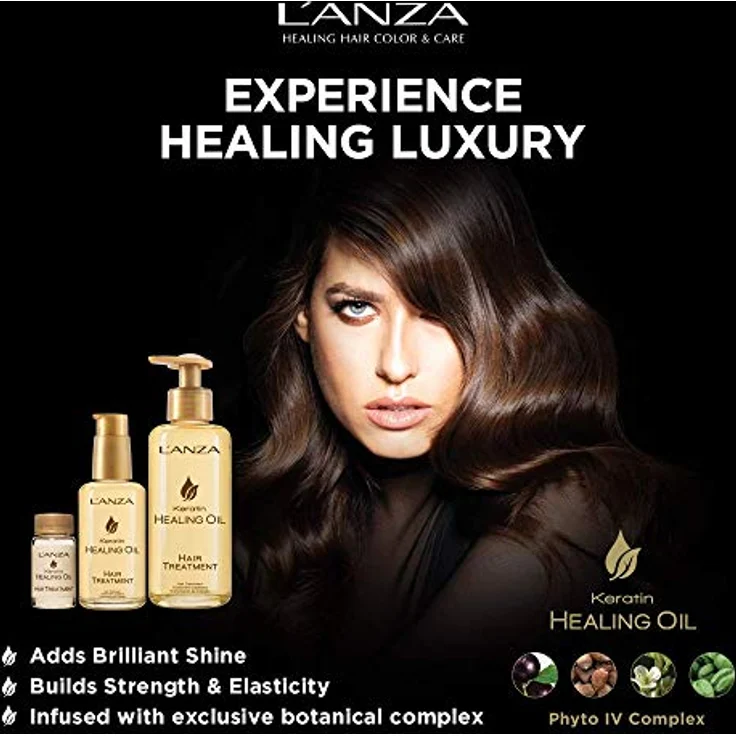 Lanza Keratin Healing Oil Keratin Hair Treatment Öl 185 ml – Bild 3