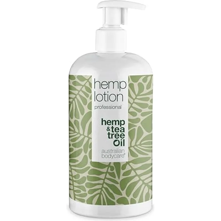 Australian Bodycare Hanf Körperlotion 500 ml bei Unreiner & Trockener Haut, Pickeln, Juckreiz, Schweißgeruch - Auch zur Pflege bei Pilzinfektionen, Ringelflechte – Vegan Body Lotion 🌿