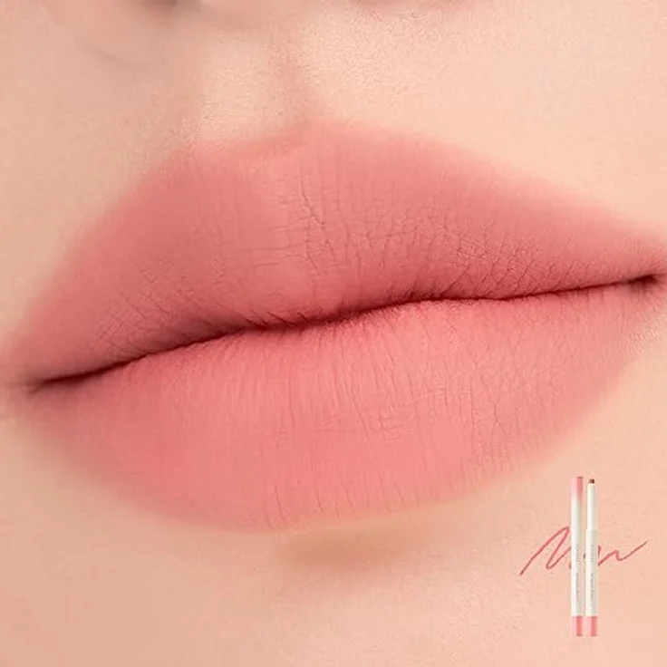 rom&nd Lippen-Mate-Stift, Lippenkonturenstift mit wischfester Textur, 13g, 02 DOVEY PINK - Lebhaftes, helles Pink Nude – Bild 2