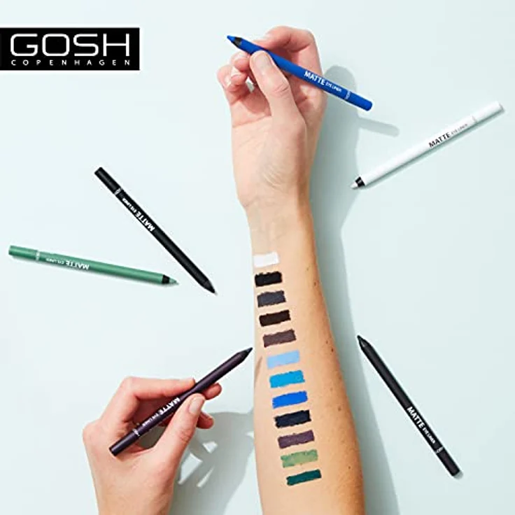 Gosh Copenhagen Matte Eyeliner, 1 g Nr. 011 - Alligator, farbintensiv mit cremiger Textur und mattem Finish – Bild 3