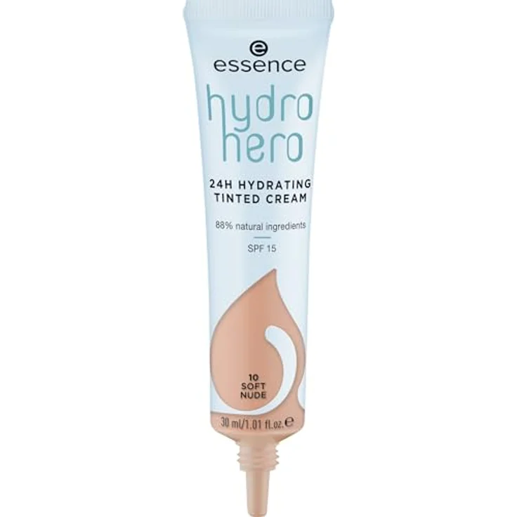 essence hydro hero 24h HYDRATING Tinted Cream Getönte Gesichtscreme 30 ml Nr. 10 - Soft Nude – Bild 2