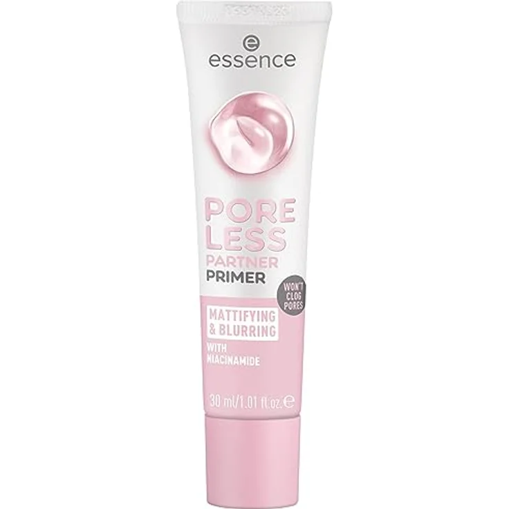 essence PORELESS Partner Make-up Primer, 30 ml, vegan für die Minimierung von Poren und mattierende Hautoberfläche – Bild 1