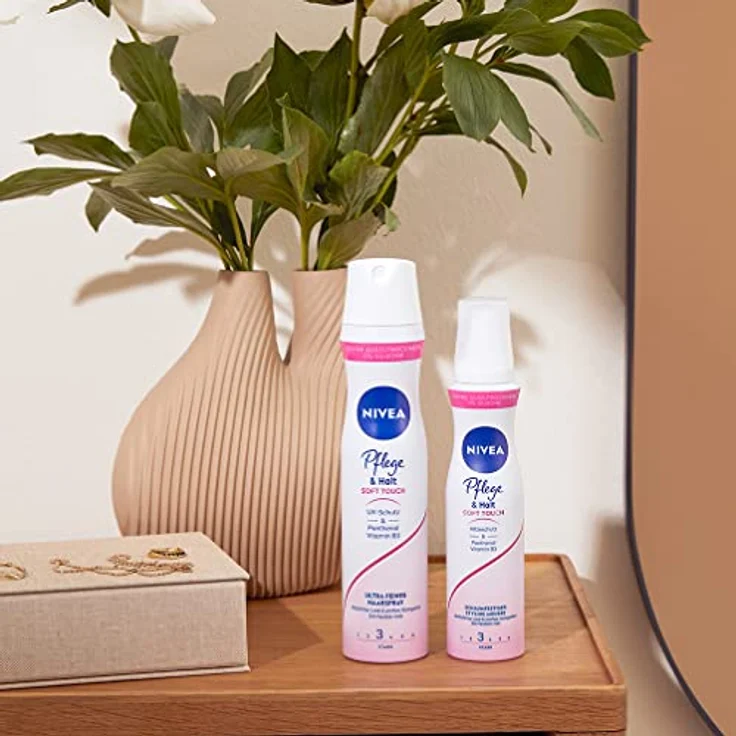 Nivea Schaumfestiger Pflege und Halt Soft Touch ohne verkleben 150ml – Bild 6