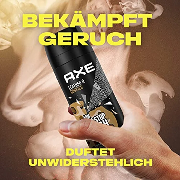 Axe Deodorant Bodyspray Collision Leather Cookies 48H 150 ml – Bild 5