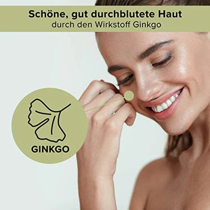 RAU Cosmetics Ginkgo Feuchigkeitscreme - O2 Moist Fluid 50 ml - Creme gegen Pigmentflecken, Fahle Haut, Anti-Aging mit Hyaluronsäure - Gesichtscreme für trockene Haut – Bild 5