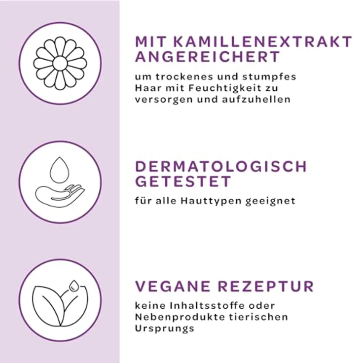 by Amazon Geschmeidiger und Glänzender Conditioner, 2 x 300 ml, feuchtigkeitsspendend für trockenes Haar, vegane Rezeptur, dermatologisch – Bild 4