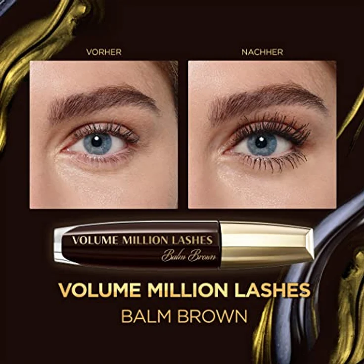 L'Oréal Volume Million Lashes Balm Brown Mascara Nr. 01 - Brown 8,6 ml  – Bild 3
