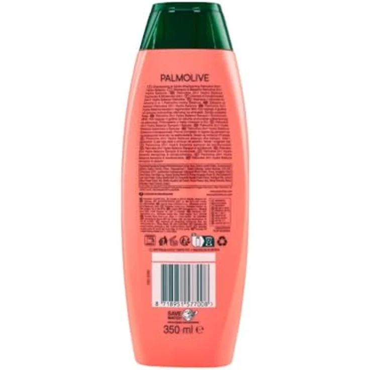 Palmolive Hydra Balance 2in1 Shampoo mit Pfirsich, 350 ml - pflegende Reinigung für sanftes Haar – Bild 3