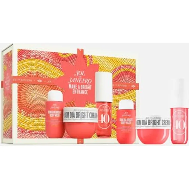 Sol de Janeiro Make a Bright Entrance, Geschenk-/Kosmetikset zur Körperpflege mit intensiver Feuchtigkeitspflege und luxuriösem Duft