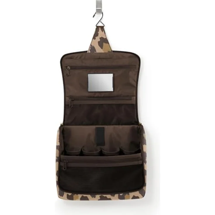 reisenthel toiletbag XL Leo Macchiato - praktischer Kulturbeutel mit Haken, wasserabweisendes Material – Bild 3