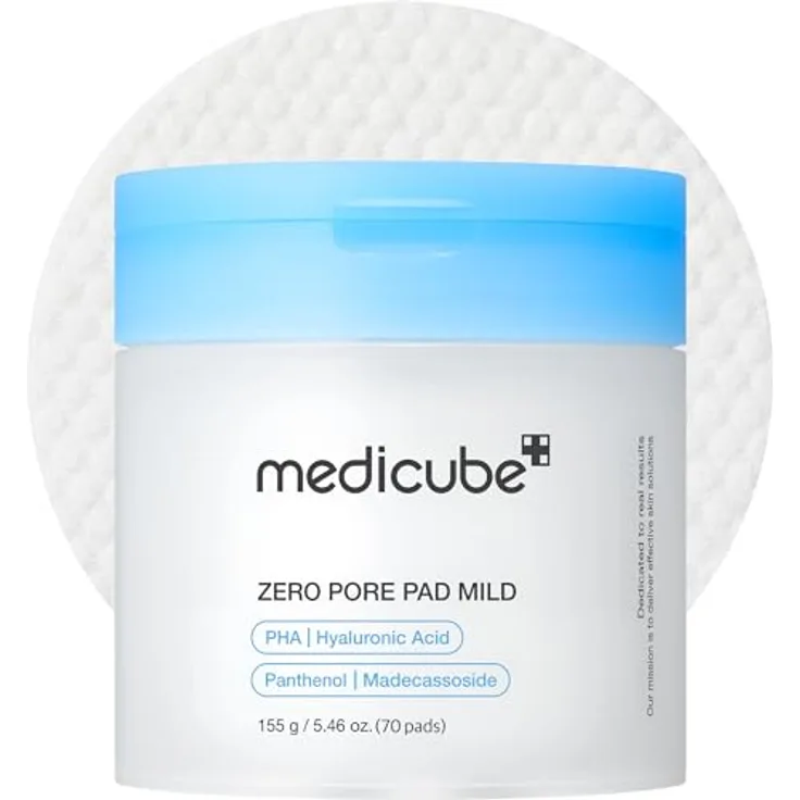 Medicube Zero Pore Pads, Gesichtsreinigungspads zur Minimierung von Poren, 155 g