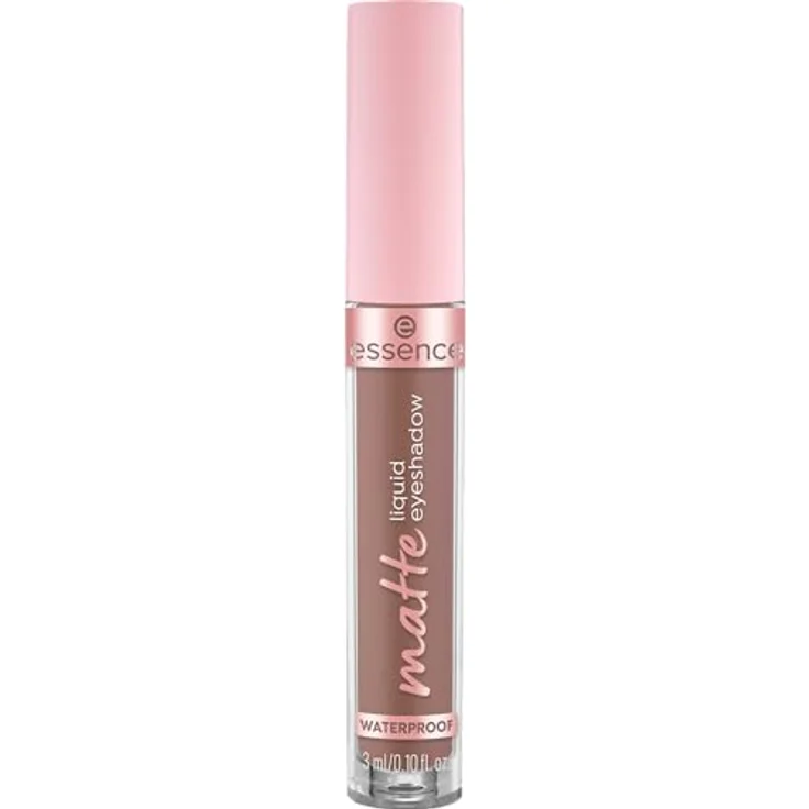 essence cosmetics matte liquid eyeshadow, Lidschatten Nr. 02 Braun, langanhaltend, abdeckend, schnelltrocknend, vegan, wasserfest, 1er Pack (4ml) – Bild 2