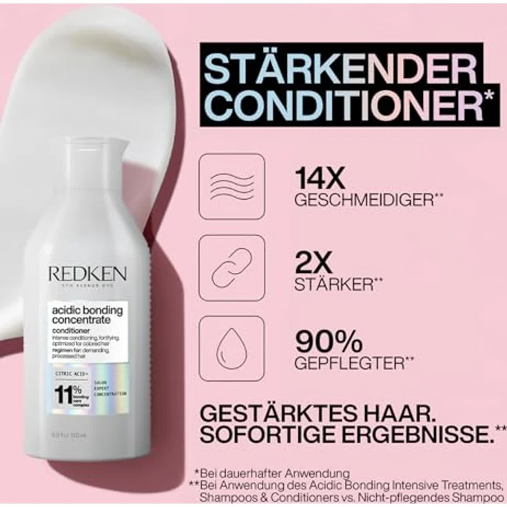 REDKEN Pflegende Spülung mit intensivem Schutz vor Farbverlust, Acidic Bonding Concentrate Conditioner, 500 ml – Bild 2