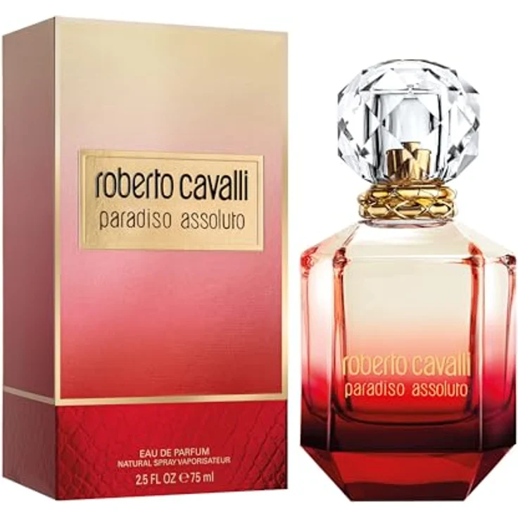 Roberto Cavalli Paradiso Assoluto, Eau de Parfum für Damen, Würzig-floraler Duft, 75 ml – Bild 1