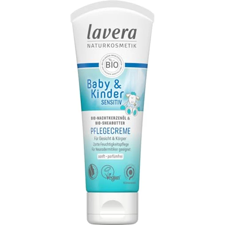 lavera Baby & Kinder Pflegecreme Gesicht & Körper sensitiv, 75 ml – Bild 2