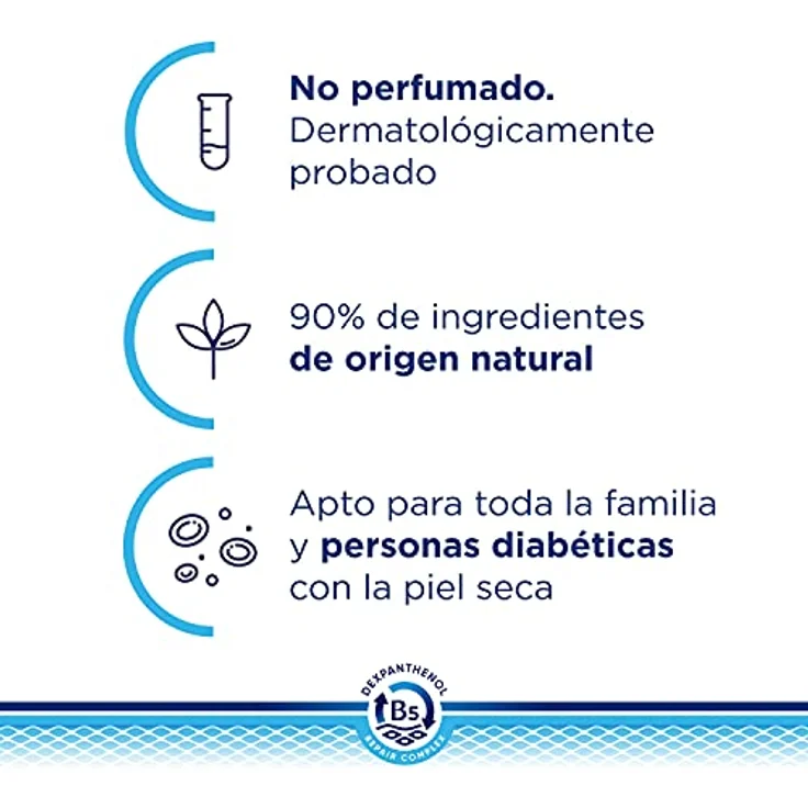 Bepanthol Derma Nährende Körperlotion, sofortige und langanhaltende Feuchtigkeitsversorgung für trockene und empfindliche Haut, 400 ml, 90 % natürliche Inhaltsstoffe, dermatologisch getestet, nicht parfümiert – Bild 4