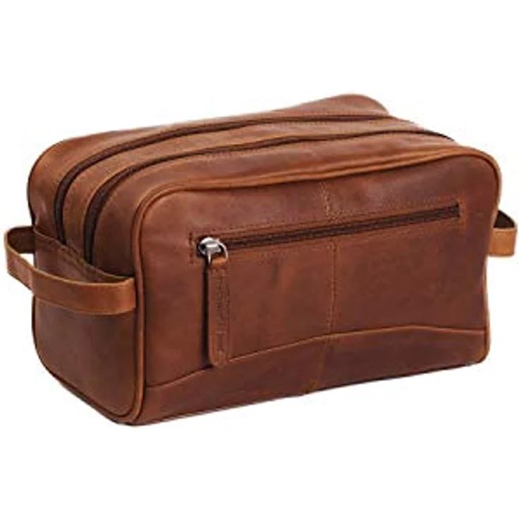 The Chesterfield Brand Necessaire Wax Pull Up Kulturbeutel Leder 24 cm Braun 3 l – Bild 3