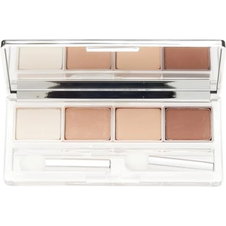 Clinique All About Shadow™ Quad Lidschattenpalette, Farbton Teddy Bear, 3,3 g, mit leicht kombinierbaren Farbtönen und Glitzereffekt – Bild 4