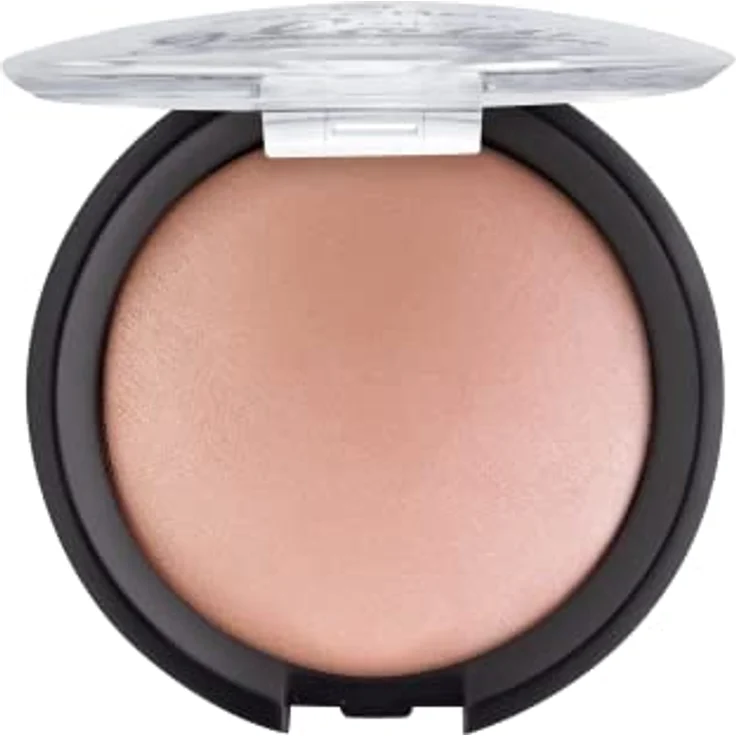 essence make me GLOW baked highlighter, Nr. 10 It's glow time!, nude, langanhaltend, schimmernd, natürlich, strahlend, vegan, Mikroplastik Partikel frei, Nanopartikel frei (6,5g) – Bild 1