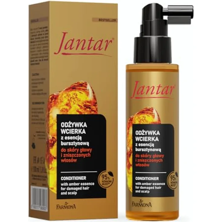 Farmona Jantar Conditioner-Lotion mit Amber-Essenz, 100 ml, für Kopfhaut und geschädigtes Haar
