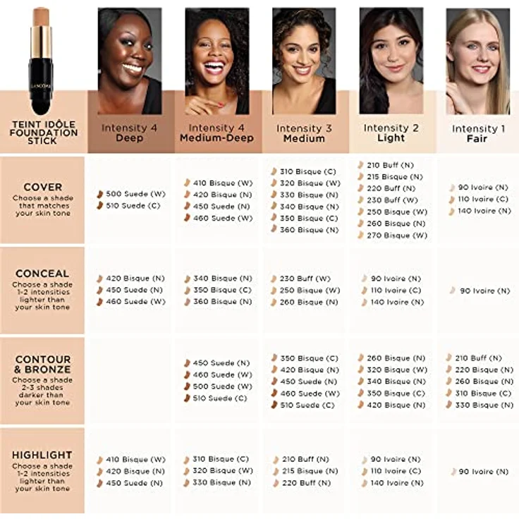 Lancôme Teint Idole Ultra Wear Stick, Make-up-Stick mit Applikator, Farbton 460 Beige Canelle, 9 g, hohe Deckkraft und Langzeiteffekt – Bild 8
