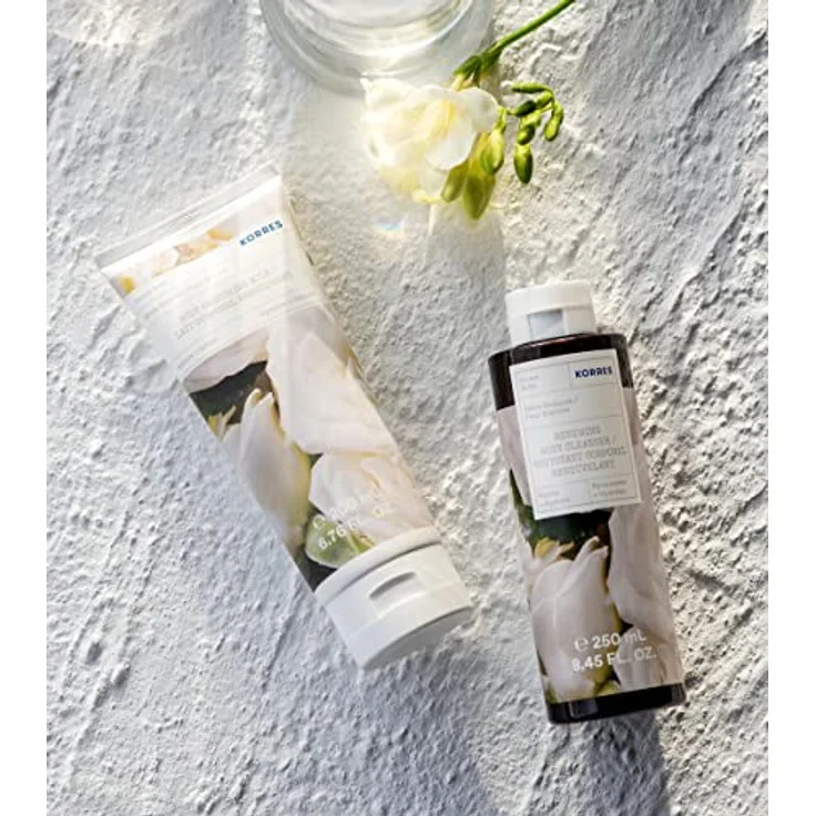 KORRES White Blossom Glättende Bodymilk mit Aloe Vera, vegan, dermatologisch getestet, 200 ml – Bild 5